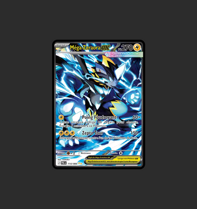 Carte mega-Zeraora ex me05 nuit noire