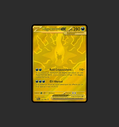 Carte mega-darkrai ex or me05 nuit noire