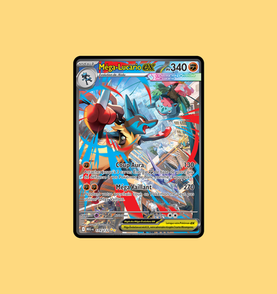 Carte mega Lucario ex - me01 Méga Évolutions